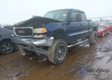 2001 GMC Sierra 1500 Sle z USA, uszkodzony, nr VIN 1GTEK19T81E265451